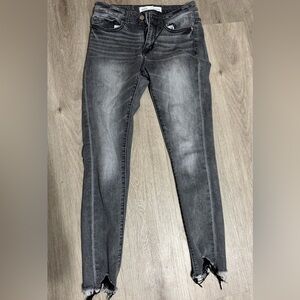 BKE Stella Slim Fit Jeans in Charcoal